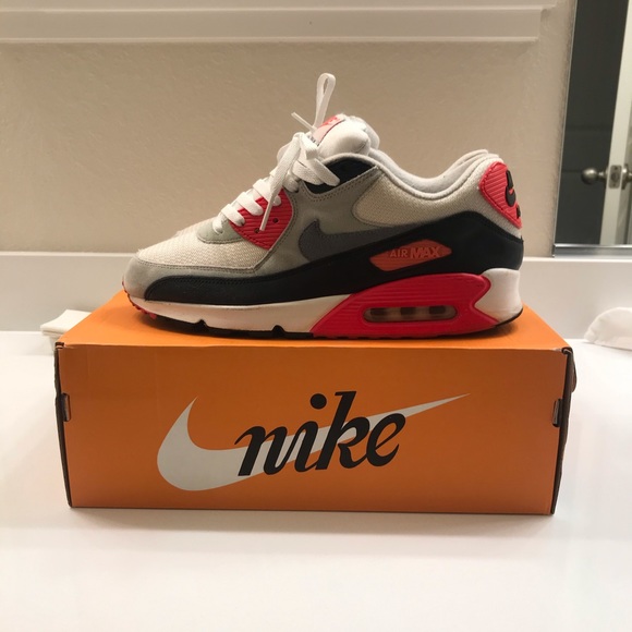 Nike Air Max 90 Infrared Size 10.5 - Picture 1 of 7